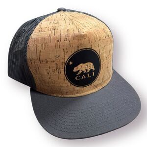 California Bear Snapback Hat‎ Cap Cali Mesh Back Adjustable Hat OSFM